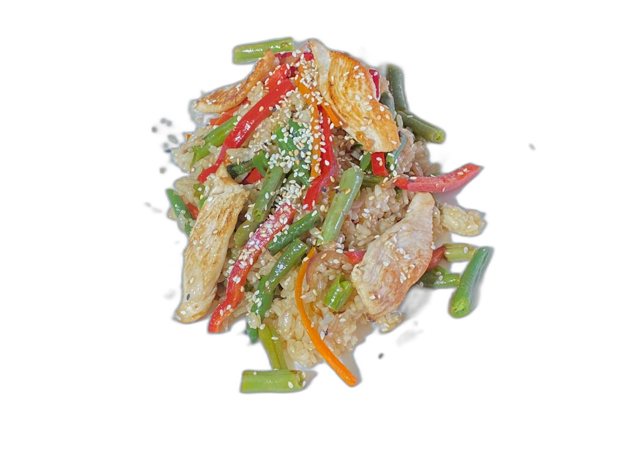 Wok с курицей